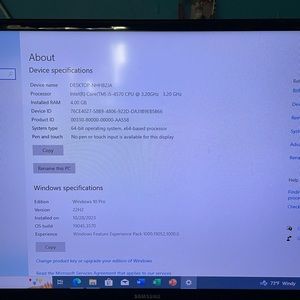 Dell 3020-T (250GB HDD, Intel Core i5 4th Gen., 3.20 GHz, 4GB) Desktop - Black